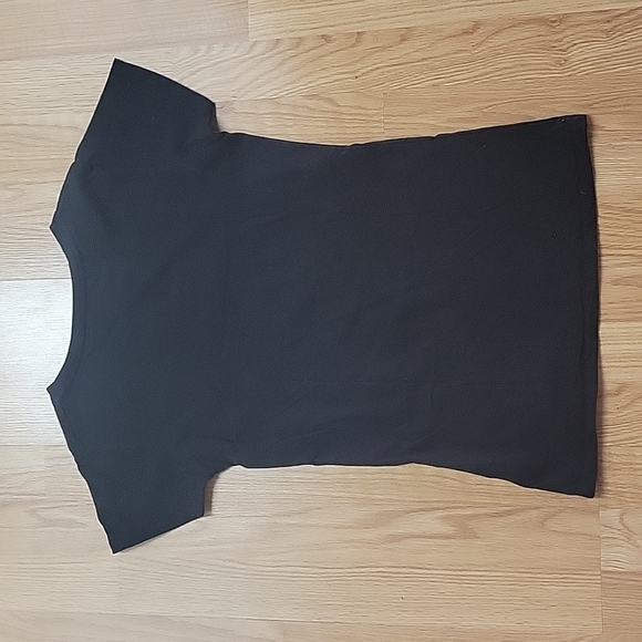 Womens Black Merry Joyful Blessed Christmas Xmas Holiday Cotton Tee T-Shirt - Picture 3 of 3